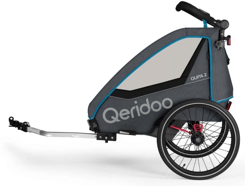 wózek do roweru qeridoo qupa2 blue
