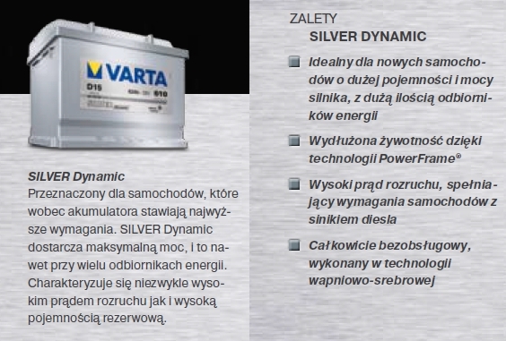 Akumulator Varta Silver Dynamic E44 12V 77 Ah / 780 A - Akumulatory dla  samochodów osobowych - Akumulatory - Sklep internetowy