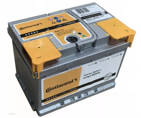 Akumulator Continental 12V 60Ah / 580A LB2 - Akumulatory dla samochodów  osobowych - Akumulatory - Sklep internetowy