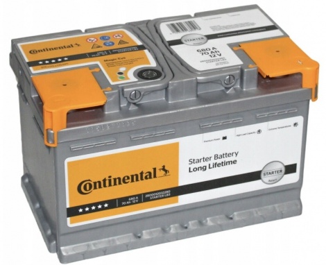 Continental 2800012039280 EFB Starterbatterie 12V 70Ah 760A L3 B13