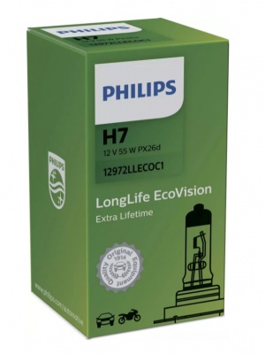 Żarówka PHILIPS LONGLIFE ECOVISION H7 12V 55W (1 szt.)