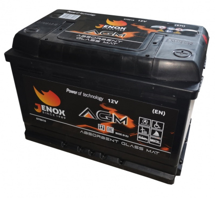 Akumulator Jenox AGM START-STOP R060614M 12V 60 Ah / 630 A - Akumulatory  dla samochodów osobowych - Akumulatory - Sklep internetowy