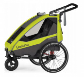Przyczepka rowerowa Qeridoo Sportrex 2 Lime Green