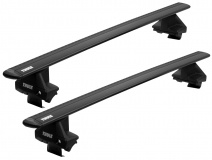 Bagażnik dachowy THULE belki WingBar Evo Czarny Audi A3 SportBack (8V) 2013->2020 5 drzwi hatchback