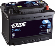 Exide Classic EC700 12V 70 Ah / 640 A