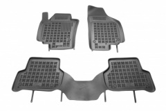 Dywaniki Gumowe Seat Altea XL (2006-2015), korytka, REZAW-PLAST