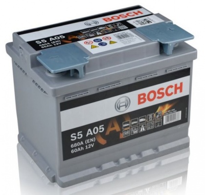 Akumulator S5AGM S5A05 12V 60 Ah / 680 A START-STOP - Akumulatory dla samochodów osobowych - Akumulatory - Sklep internetowy Strefakierowcy.pl