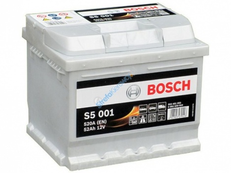 Bosch S5 S5001 12V 52Ah / 520 A