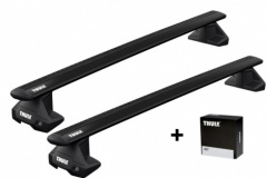 THULE stopy EVO 7105 + belki WingBar EVO czarne + KIT dopasowujący
