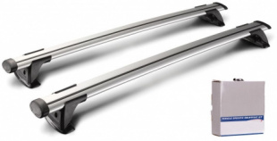 Yakima ThruBar w wersji srebrnej + KIT dopasowujący