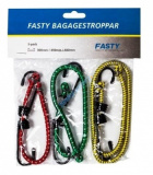 Paski elastyczne do mocowania bagażu Fasty 0175, mix 3 szt