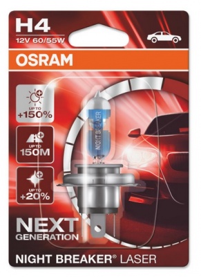 Żarówka OSRAM Night Breaker Laser +150% H4 12V 60/55W (1 szt.)